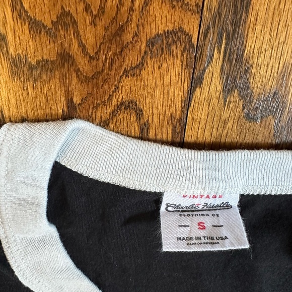 Charlie hustle tiger vibes Mizzou tiger Ringer shirt - Picture 2 of 2